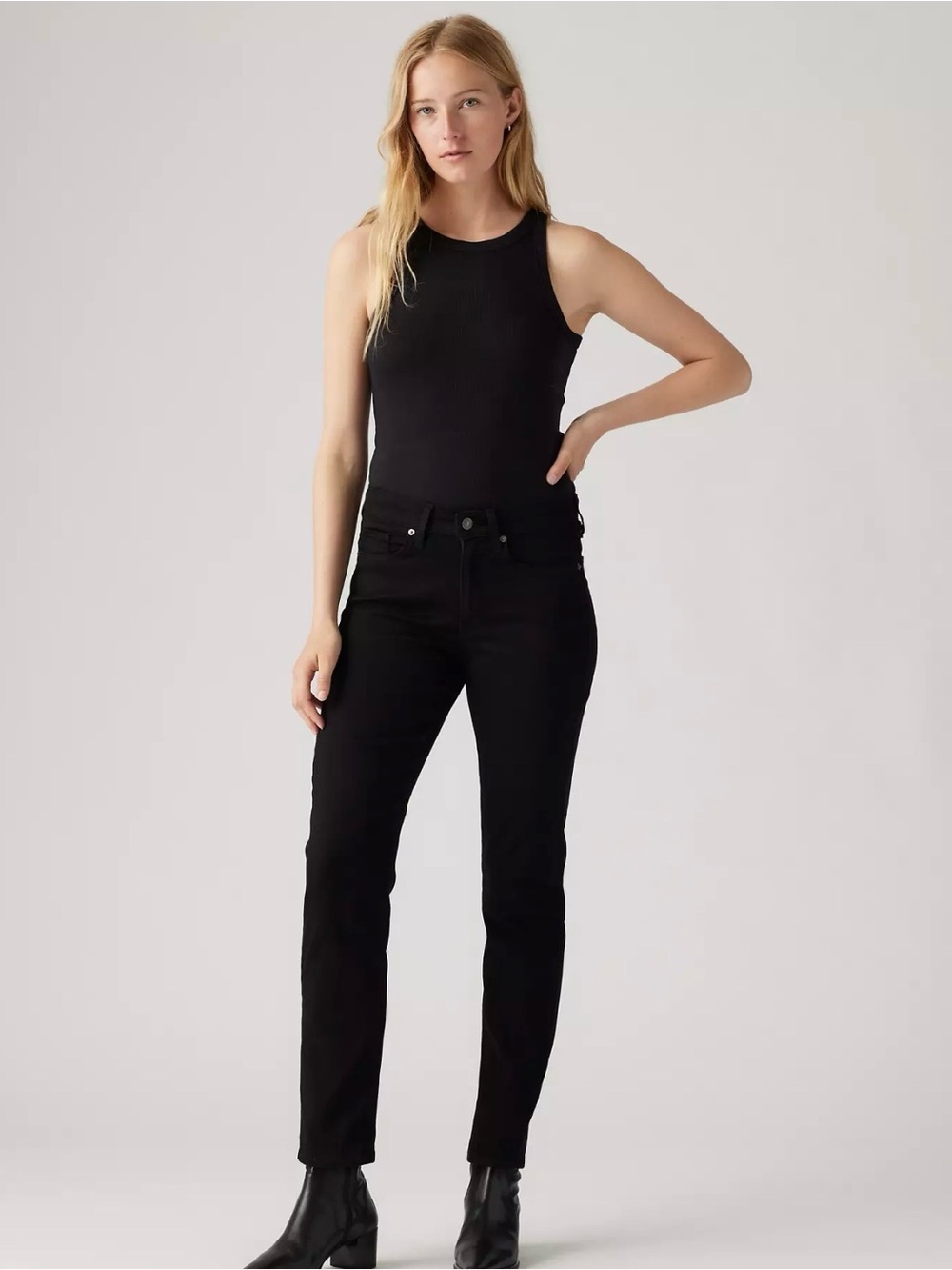 Levi's Black Slim Straight Men's Jeans
